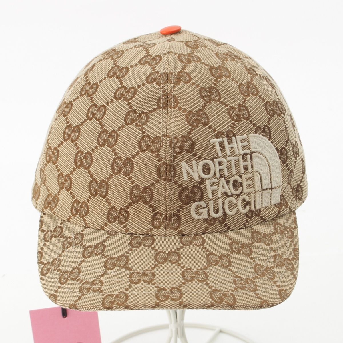 Gucci the North Face GG Canvas Cap Hat Beige XL — view 2