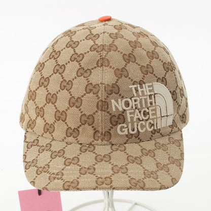 Gucci the North Face GG Canvas Cap Hat Beige XL — view 2