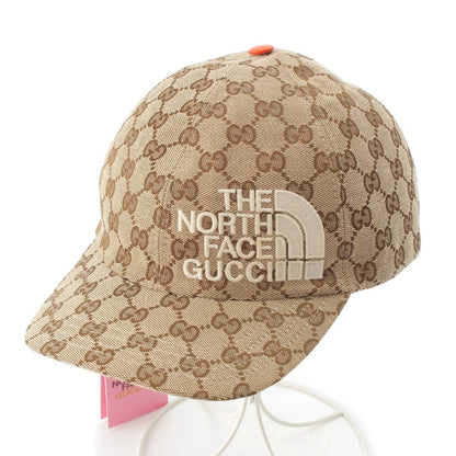 Gucci the North Face GG Canvas Cap Hat Beige XL