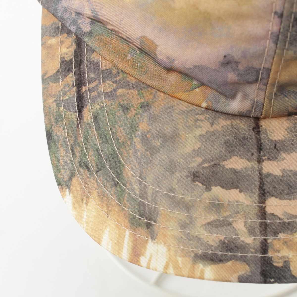 Gucci the North Face Nylon All Over Print Cap Hat Beige — view 6