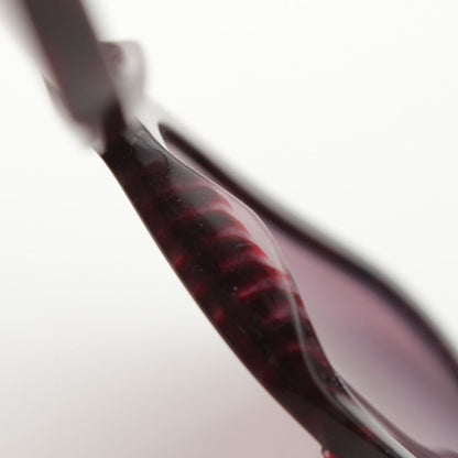 Chanel Cell Frame Full Rim Wellington Sunglasses Purple Bordeaux Eyewear — view 8