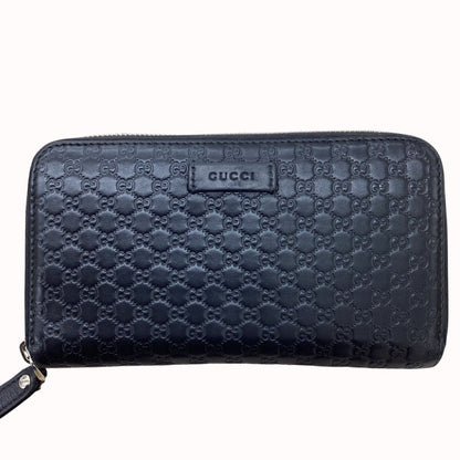 Gucci Wallet Micro Guccissima Black — view 3