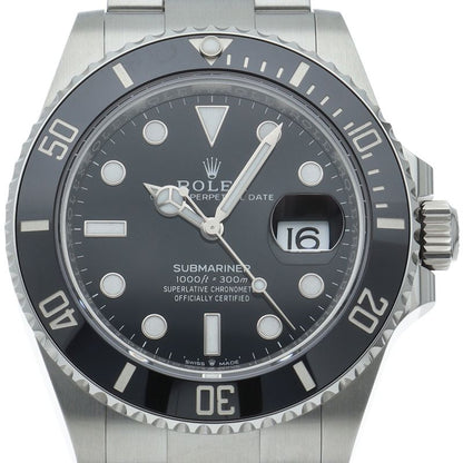 Rolex Submariner Date Watch SS Black