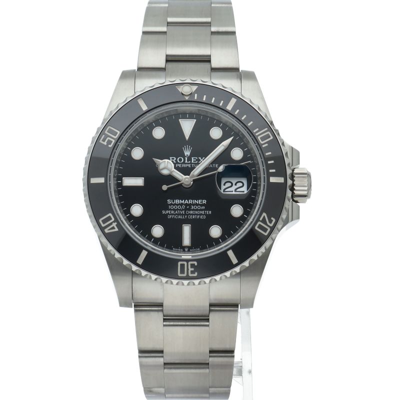 Rolex Submariner Date Watch SS Black — view 2