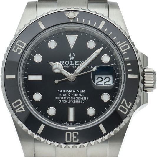 Rolex Submariner Date Watch SS Black