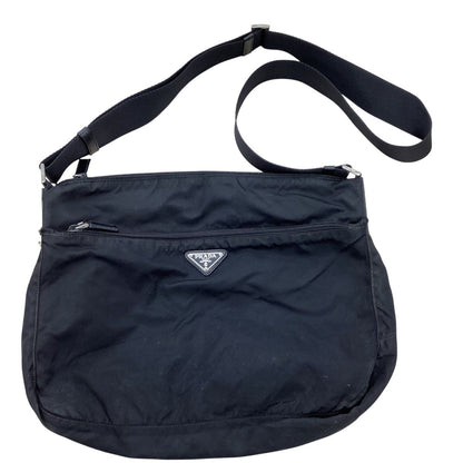 Prada Nylon Shoulder Bag Black