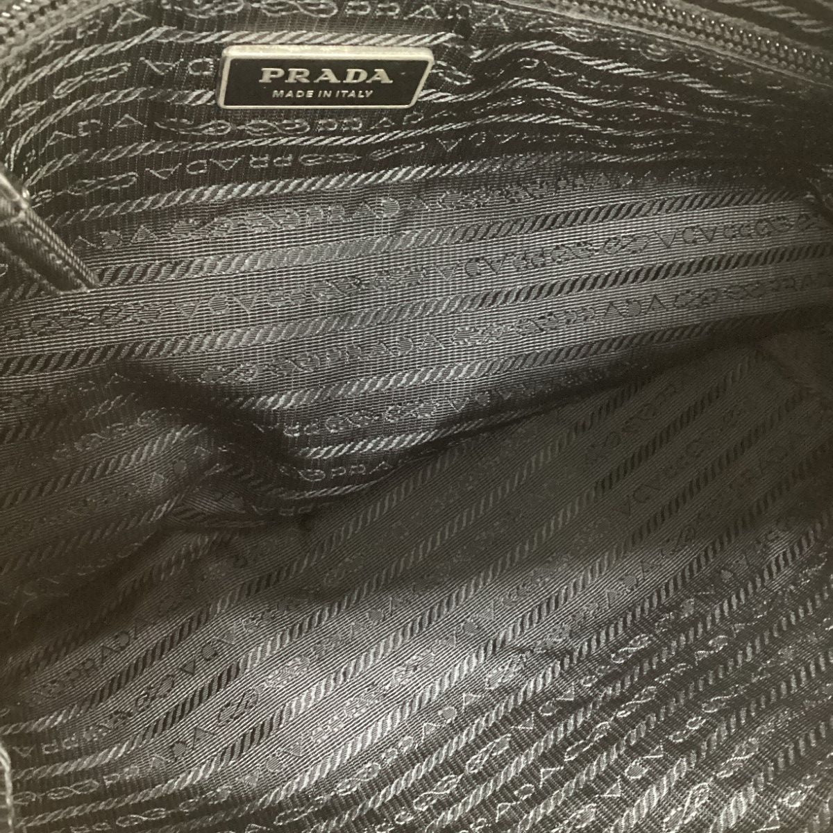 Prada Nylon Shoulder Bag Black — view 4