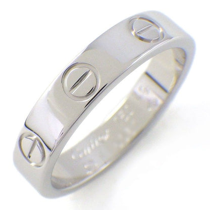 Cartier Ring Love Small Model SM Band 18k White Gold