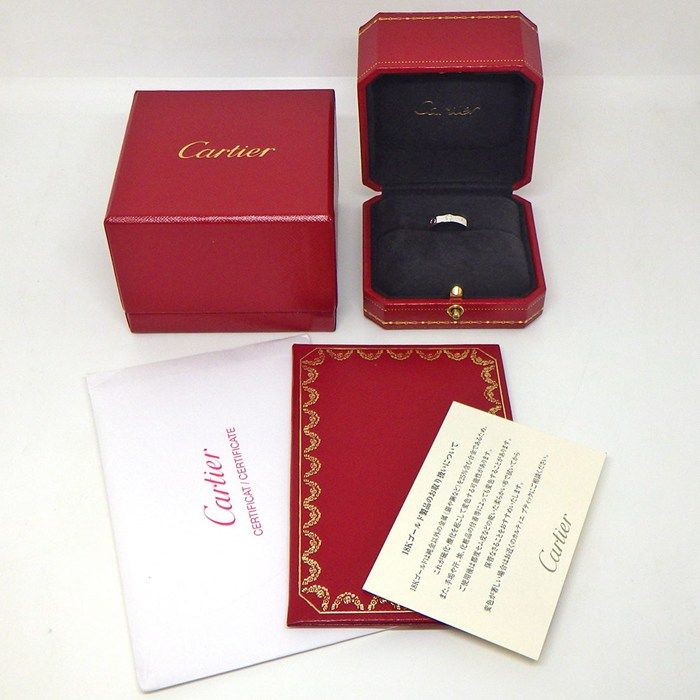 Cartier Ring Love Small Model SM Band 18k White Gold — view 6