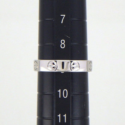 Cartier Ring Love Small Model SM Band 18k White Gold — view 5