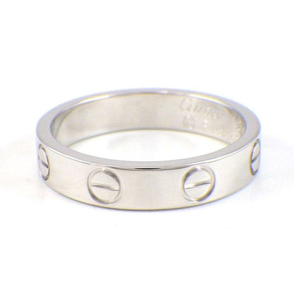 Cartier Ring Love Small Model SM Band 18k White Gold — view 2