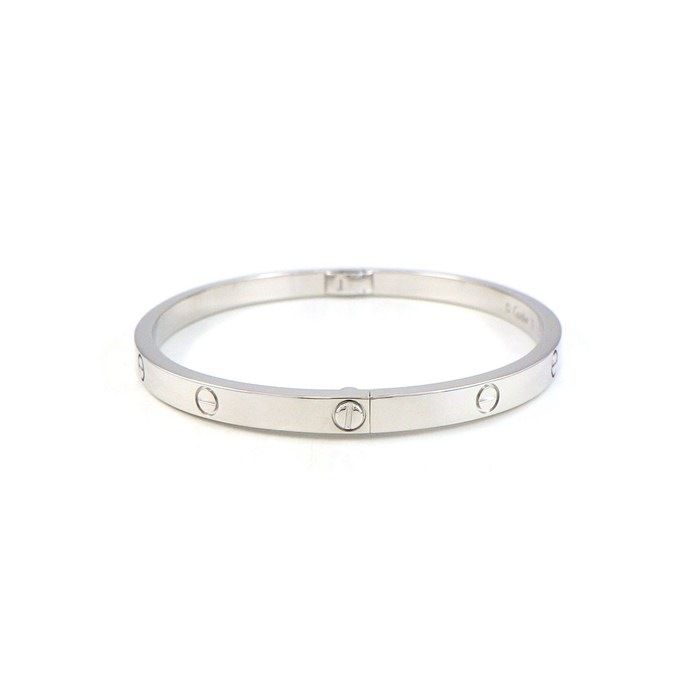 Cartier Bracelet Love Small Model SM 18k White Gold 16 — view 2