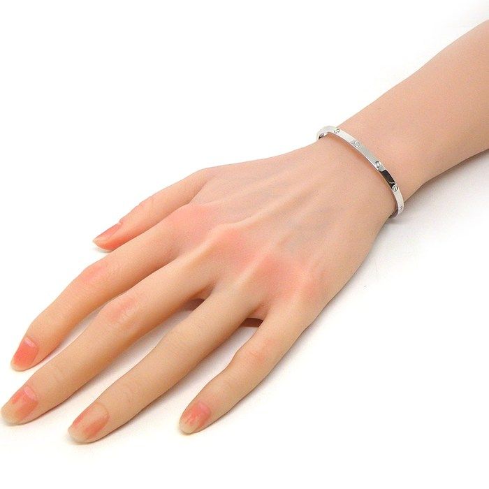 Cartier Bracelet Love Small Model SM 18k White Gold 16 — view 5