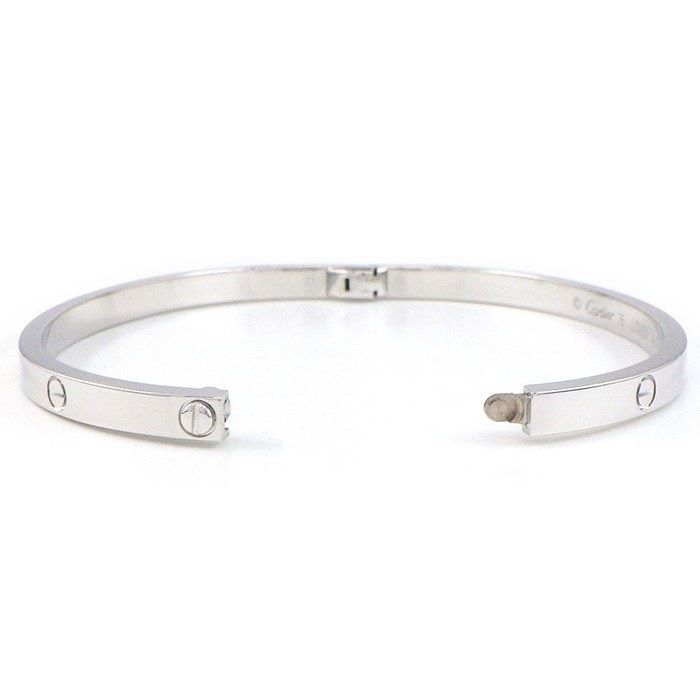 Cartier Bracelet Love Small Model SM 18k White Gold 16 — view 3