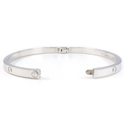 Cartier Bracelet Love Small Model SM 18k White Gold 16 — view 3