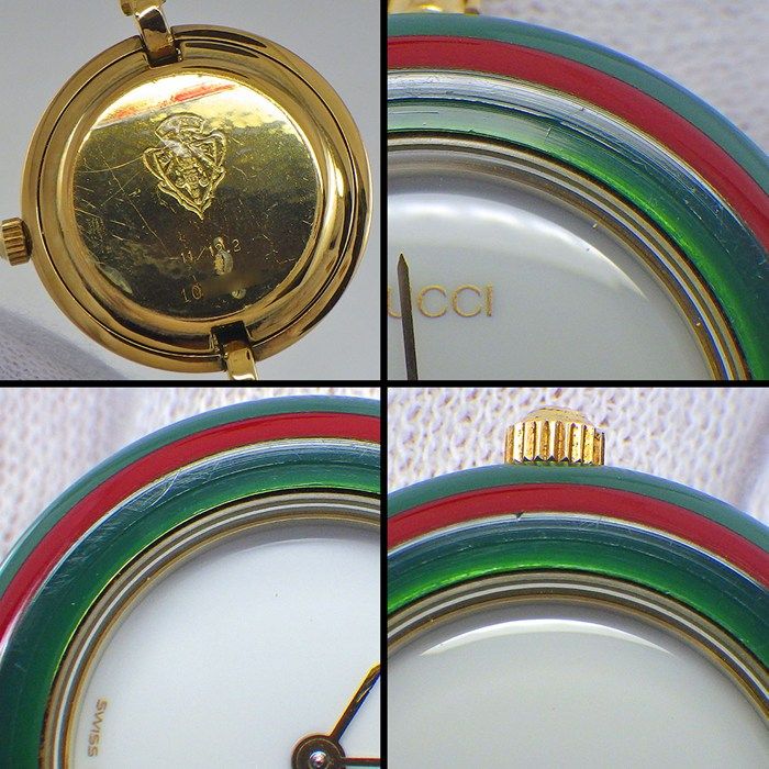 Gucci Watch Change Bezel 11/12.2 Multicolor All 12 Colors White Dial Quartz — view 7