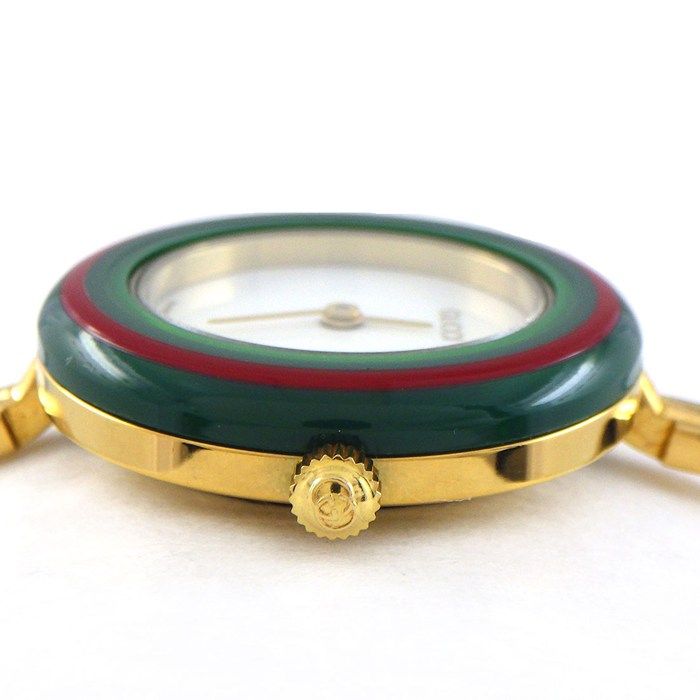 Gucci Watch Change Bezel 11/12.2 Multicolor All 12 Colors White Dial Quartz — view 2