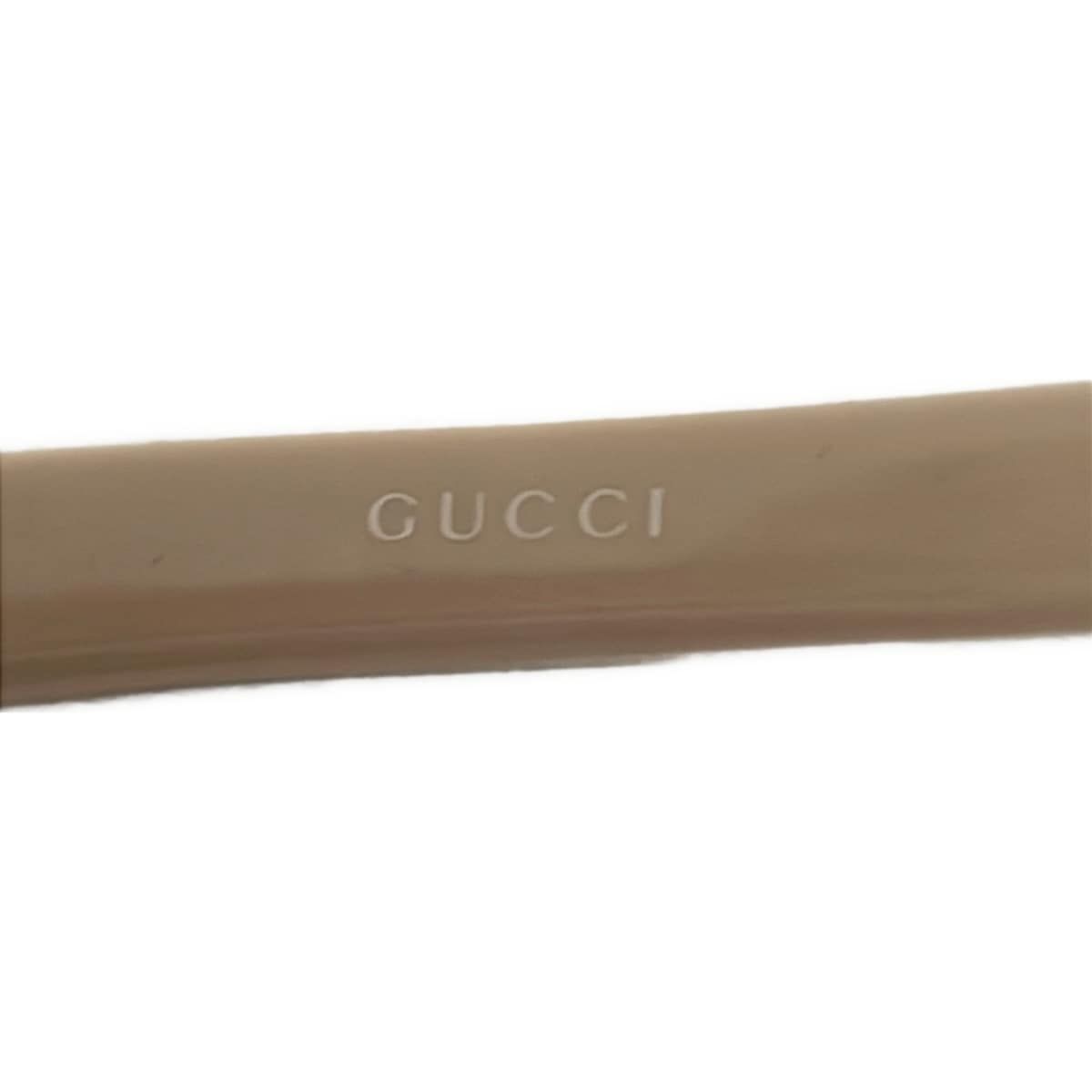 Gucci Sunglasses Dark Brown Gray Beige GG Pattern Studs Eyewear — view 4
