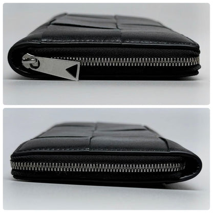 Bottega Veneta Cassette Zip Around Wallet Black — view 5
