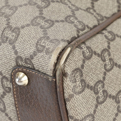 Gucci Vintage Sherry Line GG Plus Leather Tote Bag Mini Boston — view 8