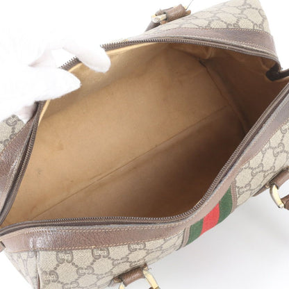 Gucci Vintage Sherry Line GG Plus Leather Tote Bag Mini Boston — view 7