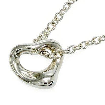 Tiffany & Co Silver Elsa Peretti Open Heart Mini Necklace