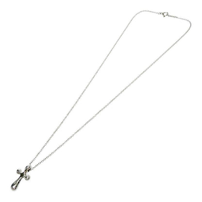 Tiffany & Co Silver Elsa Peretti Small Cross Necklace — view 5