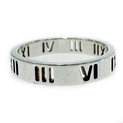 Tiffany & Co Silver Open Atlas Ring — view 4