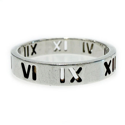 Tiffany & Co Silver Open Atlas Ring