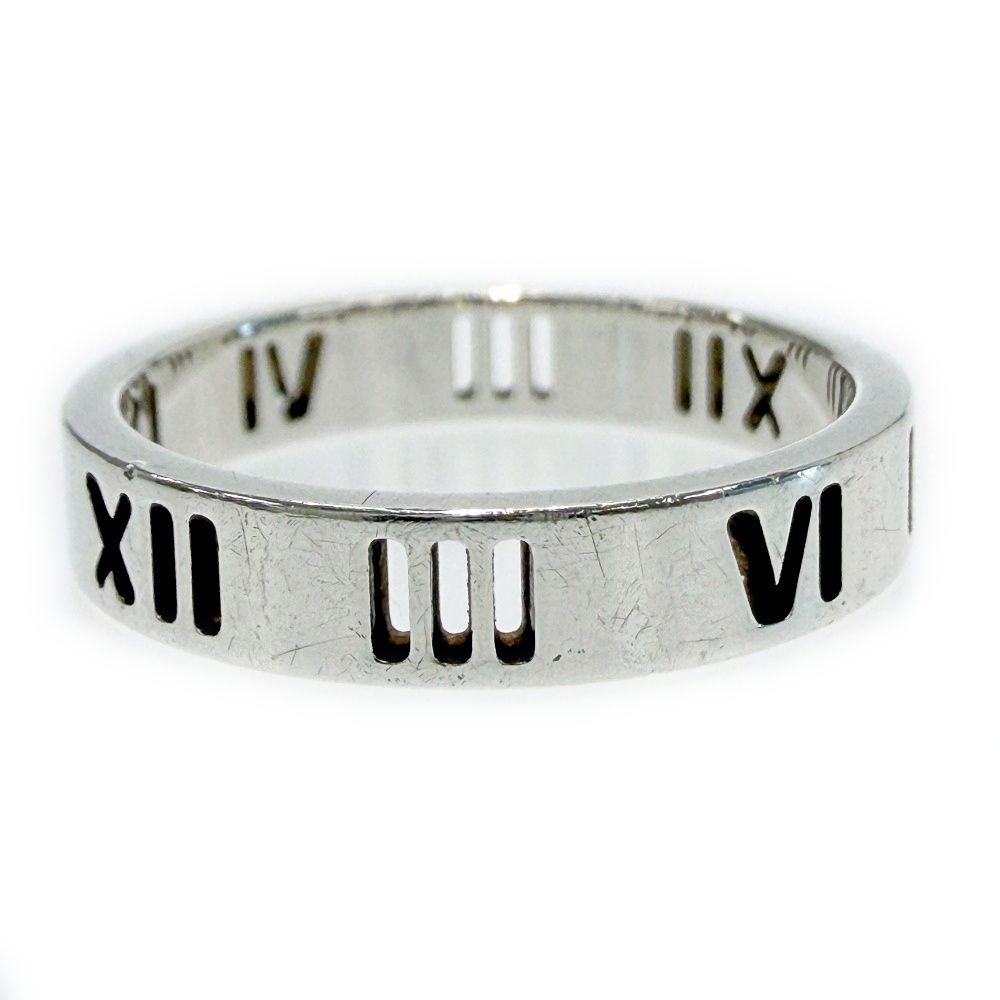 Tiffany & Co Silver Open Atlas Ring — view 2