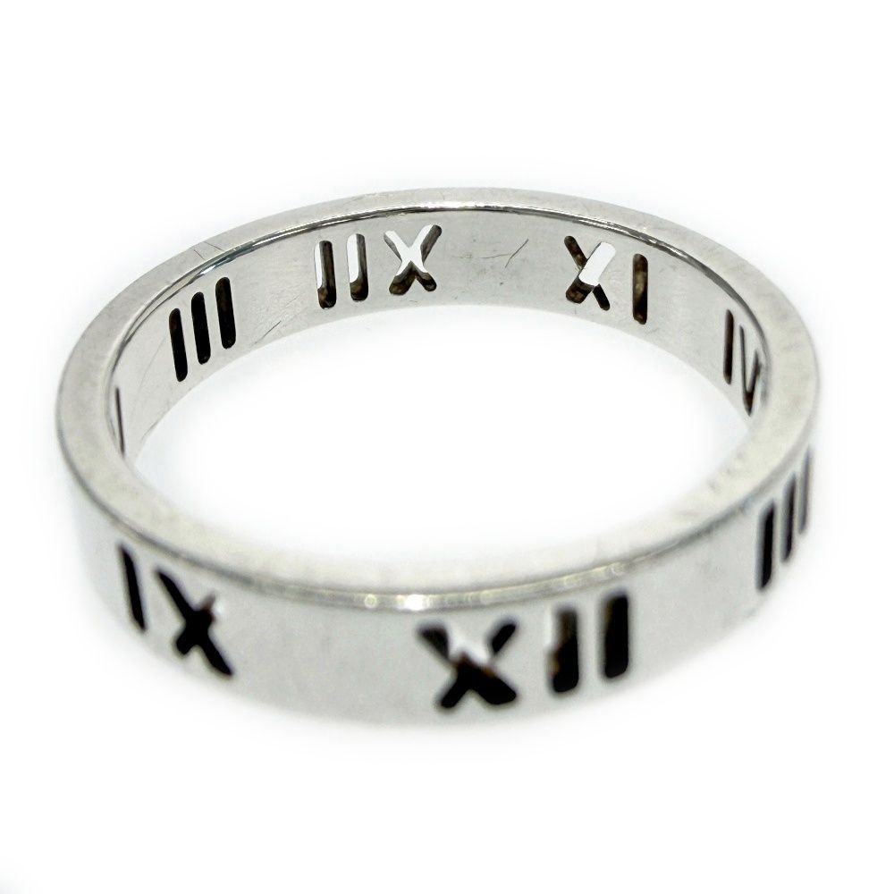 Tiffany & Co Silver Open Atlas Ring — view 6