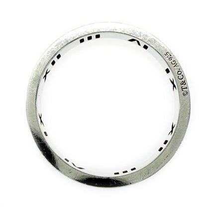 Tiffany & Co Silver Open Atlas Ring — view 7