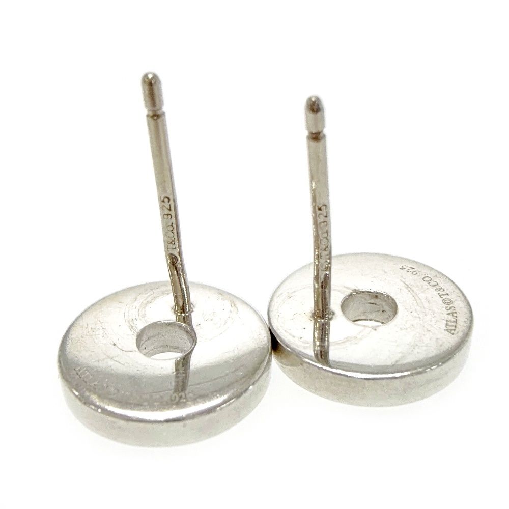 Tiffany & Co Silver Atlas Round Earrings — view 7