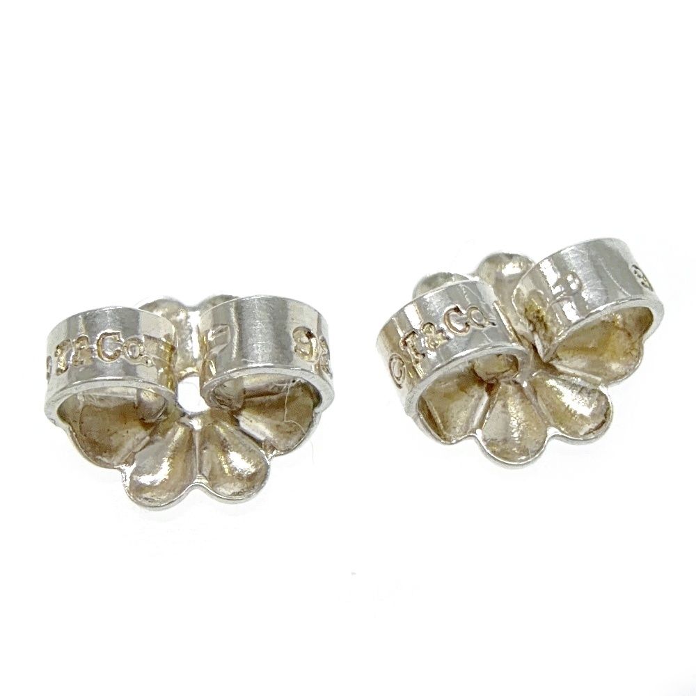 Tiffany & Co Silver Atlas Round Earrings — view 8