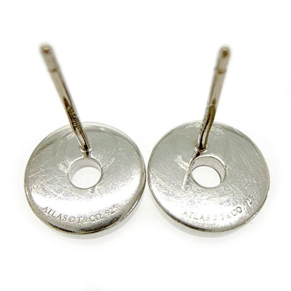 Tiffany & Co Silver Atlas Round Earrings — view 6