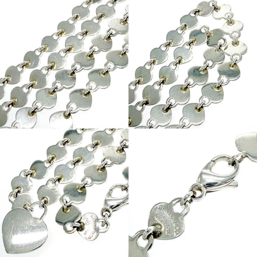 Tiffany & Co Silver Heart Lock Necklace — view 8