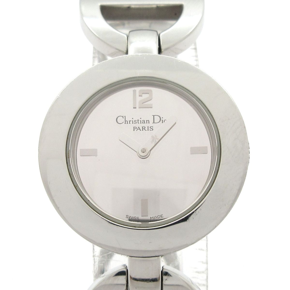 Dior Watch Malice Round Silver