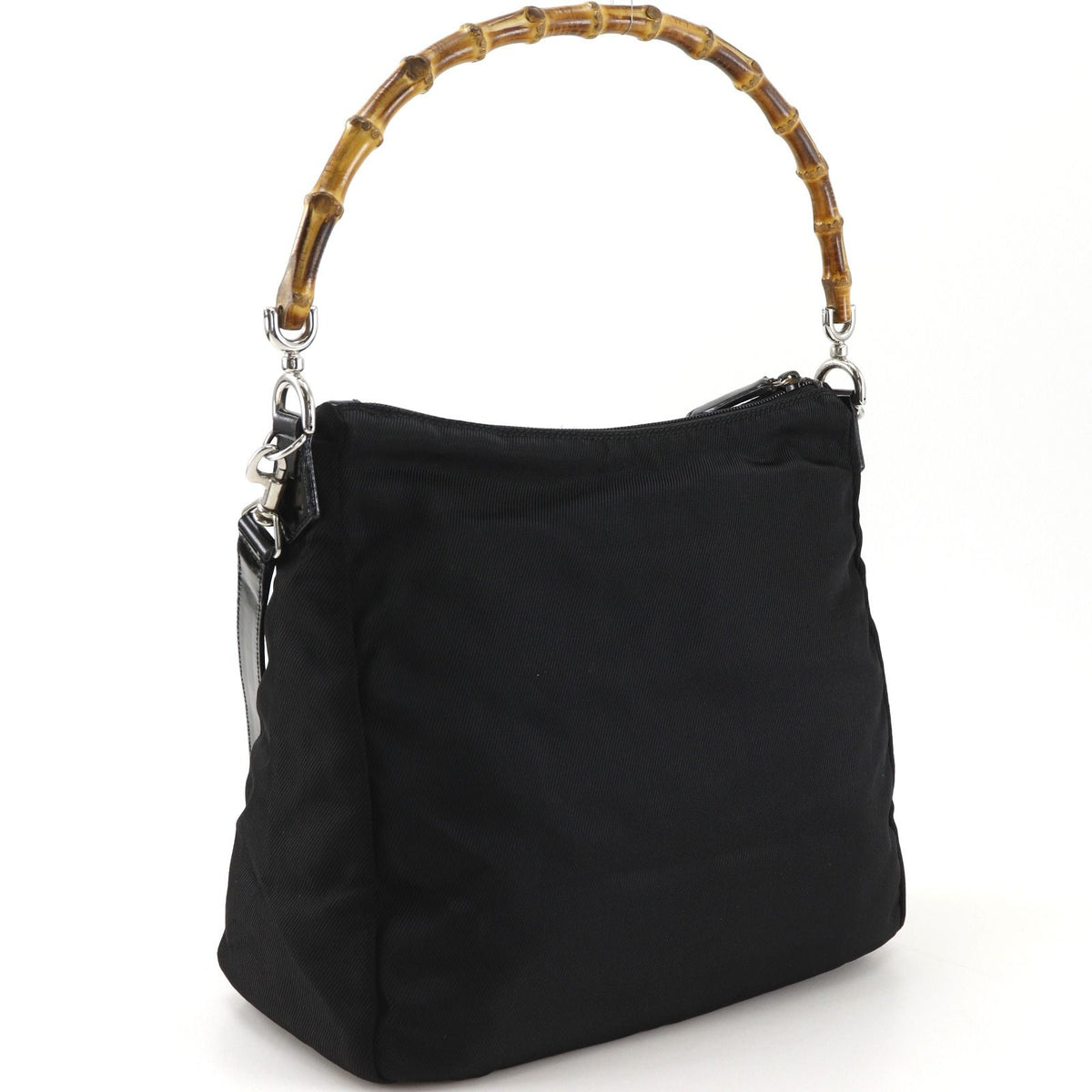 Gucci Nylon Canvas Black Shoulder Bag — view 3