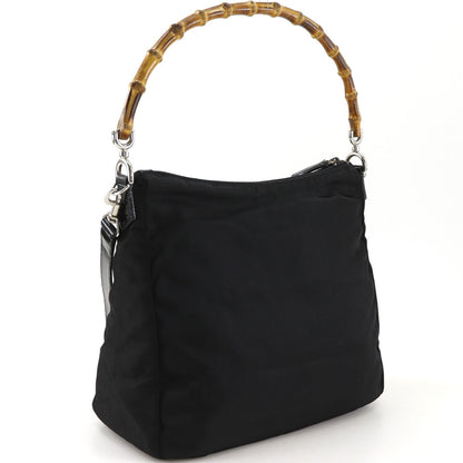 Gucci Nylon Canvas Black Shoulder Bag — view 3