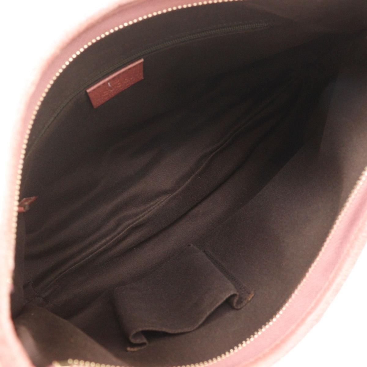 Gucci Abbey GG Suede Pink Shoulder Bag — view 5
