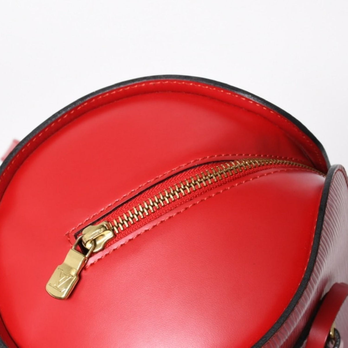 Louis Vuitton Tote Bag Epi Soufflot Red Gold — view 7