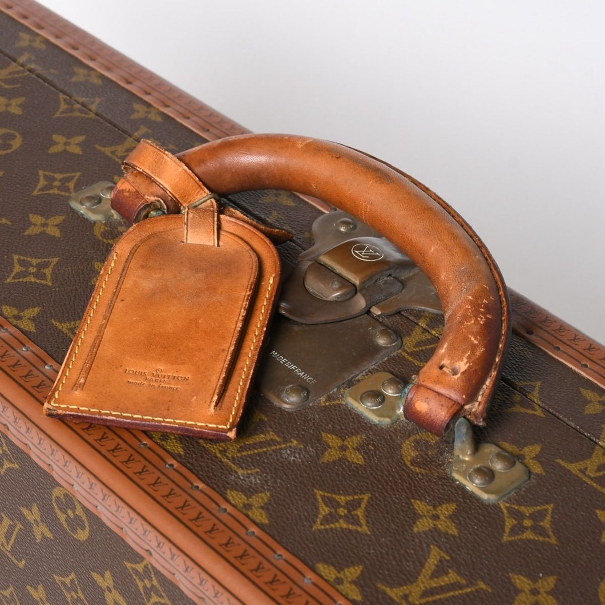 Louis Vuitton Alzer 70 Trunk Case Hard Monogram Leather — view 6