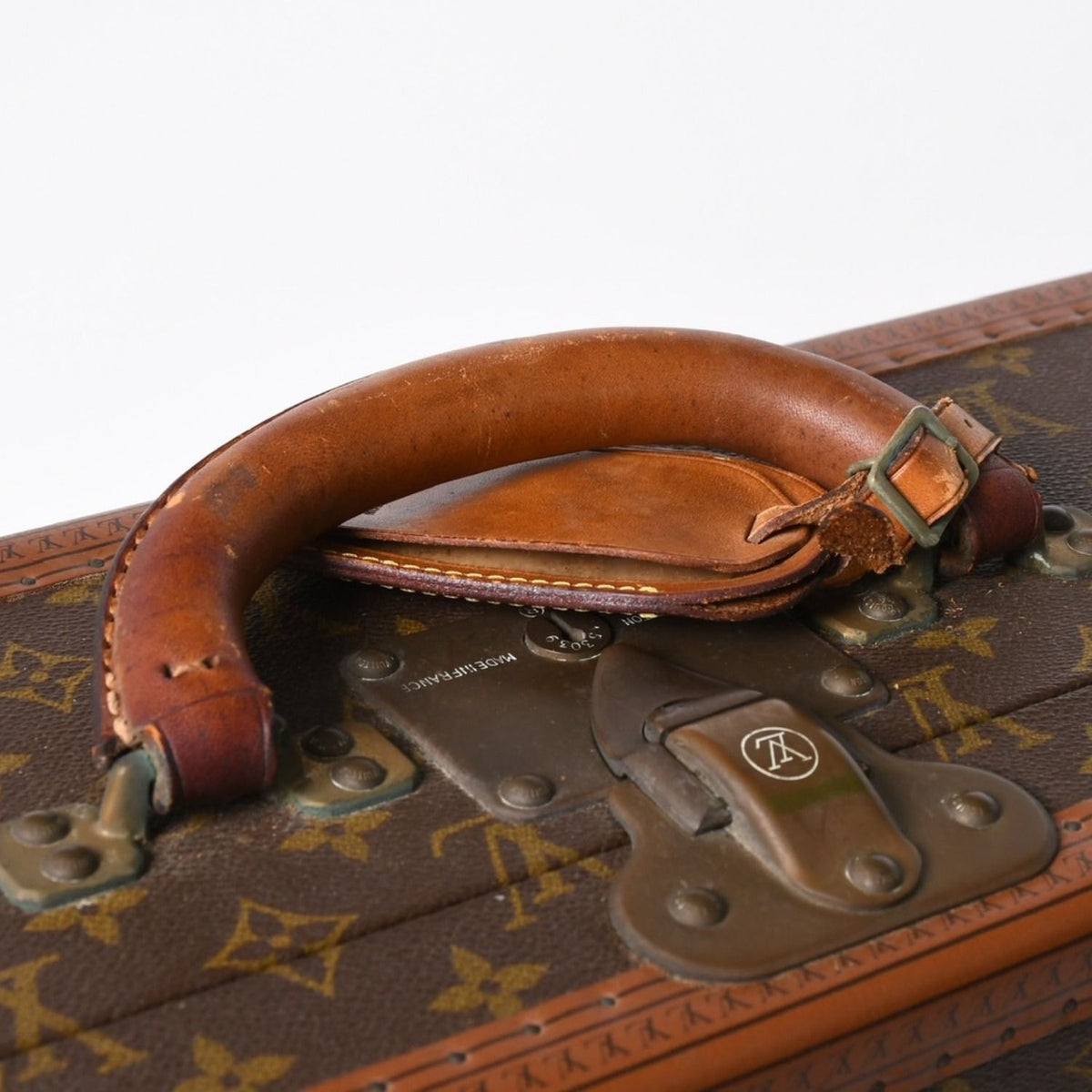 Louis Vuitton Alzer 70 Trunk Case Hard Monogram Leather — view 7