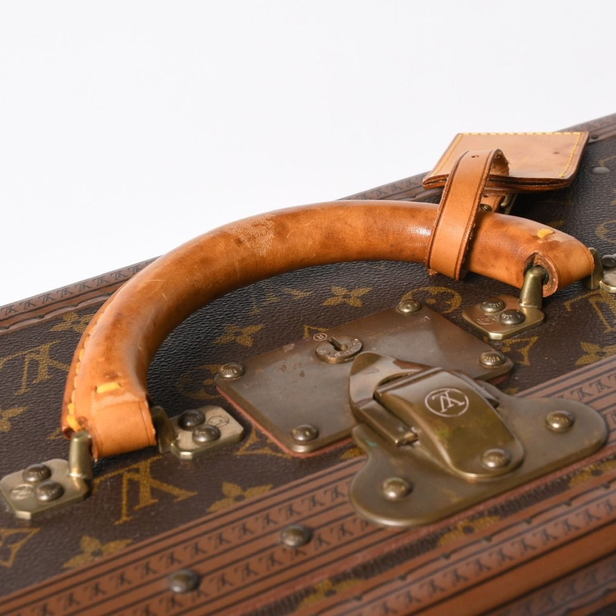Louis Vuitton Alzer 60 Trunk Case Hard Monogram Leather — view 7