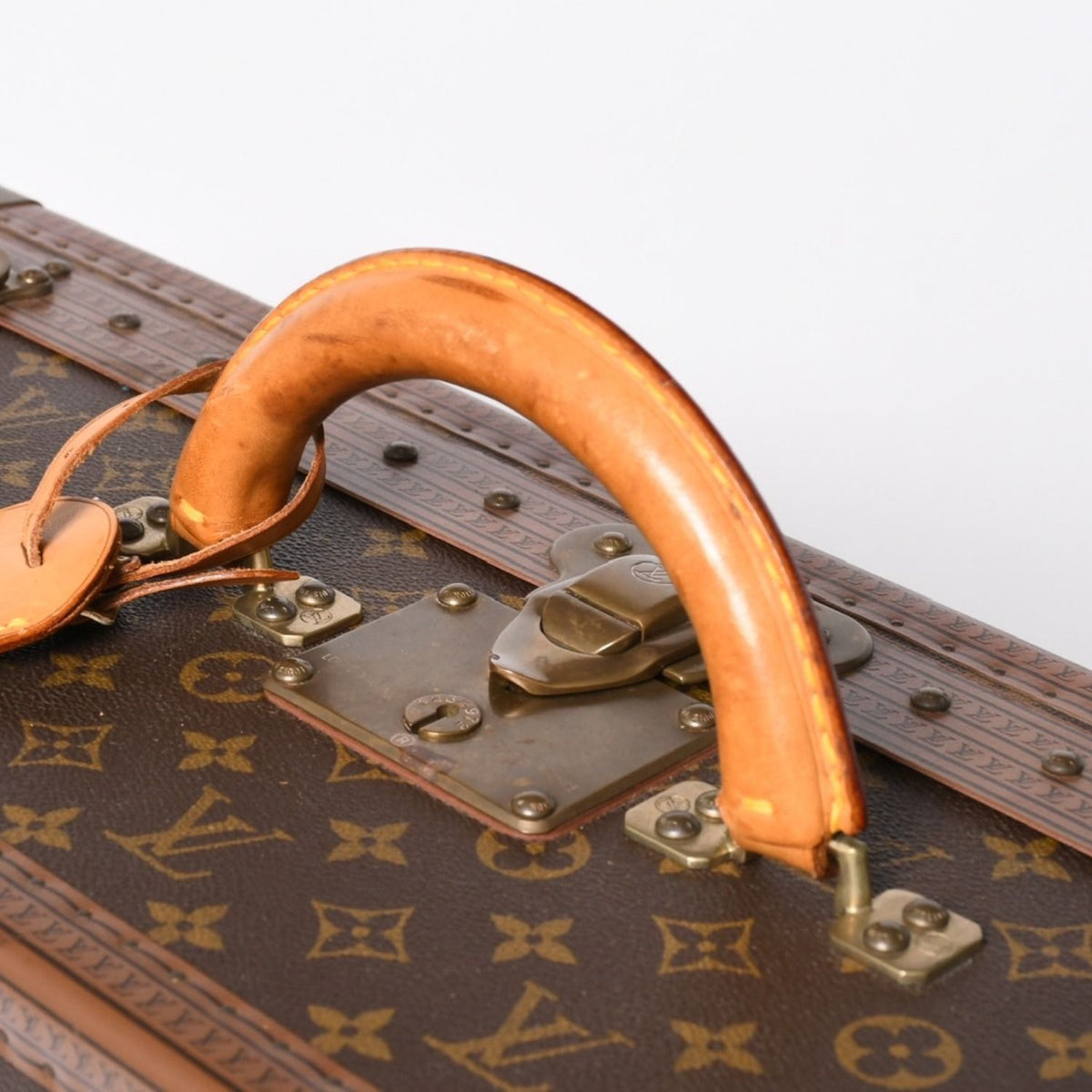 Louis Vuitton Alzer 60 Trunk Case Hard Monogram Leather — view 6