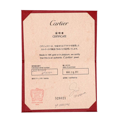Cartier Love Small SM 48 Ring Pave Diamond 18k Yellow Gold 750 — view 8
