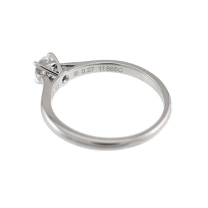 Cartier 1895 Solitaire Diamond 52 Ring Platinum — view 4