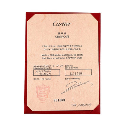 Cartier 1895 Solitaire Diamond IF EX 49 Ring Platinum — view 8