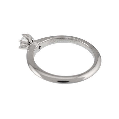 Tiffany & Co Solitaire Diamond I EX Ring Platinum — view 4