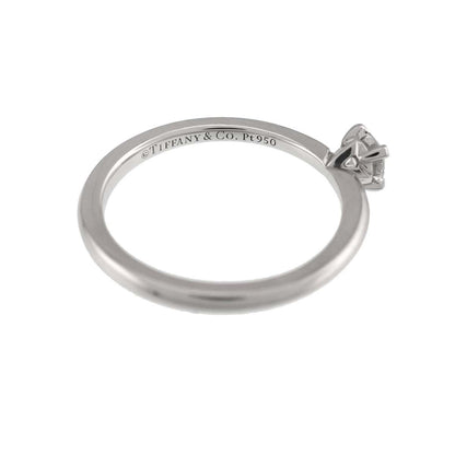 Tiffany & Co Solitaire Diamond I Ring Platinum — view 3